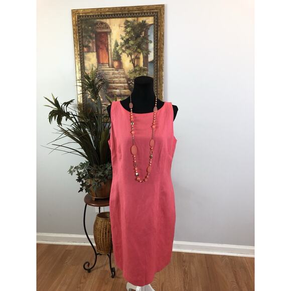 Jessica Howard Women Dress Size 14 Boho Vacation Resort Wear Sleeveless Zip Back - Picture 5 of 11